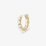 Cercei tip earcuff cu perle