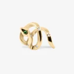 Earcuff Naja smarald