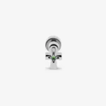 Piercing Ankh smarald