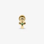 Piercing Ankh smarald